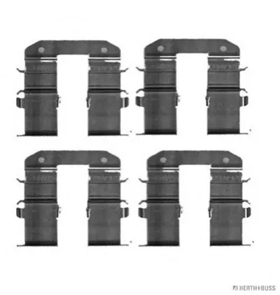 Комплектующие, колодки дискового тормоза HERTH+BUSS JAKOPARTS купить