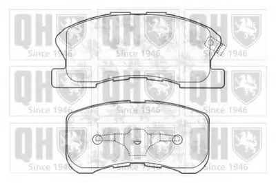 Комплект тормозных колодок, дисковый тормоз QUINTON HAZELL купить