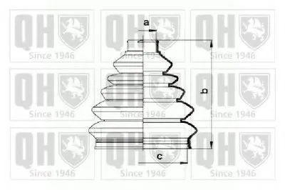 Комплект пылника, приводной вал QUINTON HAZELL купить