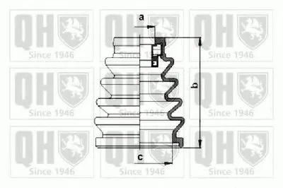 Комплект пылника, приводной вал QUINTON HAZELL купить