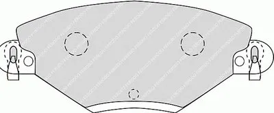 Комплект тормозных колодок, дисковый тормоз PREMIER FERODO купить