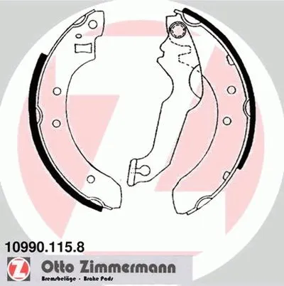 Комплект тормозных колодок ZIMMERMANN купить