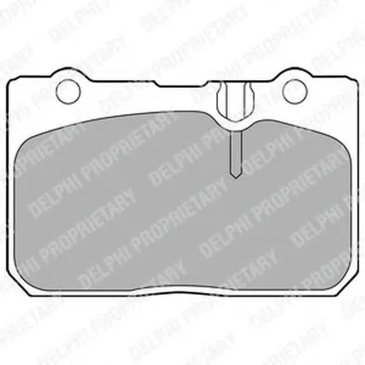 Комплект тормозных колодок, дисковый тормоз DELPHI купить