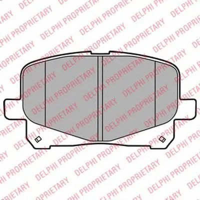 Комплект тормозных колодок, дисковый тормоз DELPHI купить