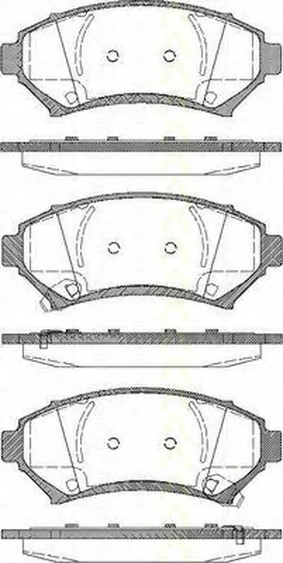 Комплект тормозных колодок, дисковый тормоз TRISCAN купить