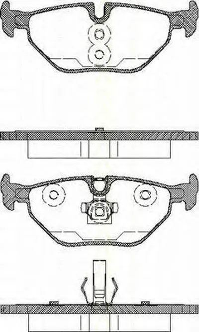 Комплект тормозных колодок, дисковый тормоз TRISCAN купить