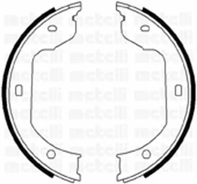 Комплект тормозных колодок, стояночная тормозная система METELLI купить