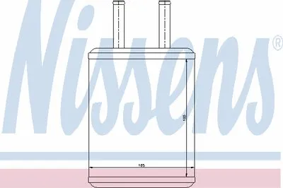 Теплообменник, отопление салона NISSENS купить
