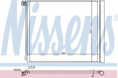 Конденсатор, кондиционер NISSENS купить