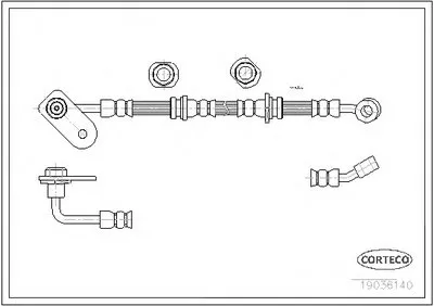Тормозной шланг CORTECO купить