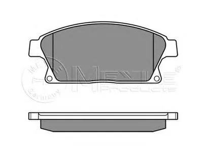 Комплект тормозных колодок, дисковый тормоз MEYLE купить