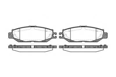 Комплект тормозных колодок, дисковый тормоз REMSA купить
