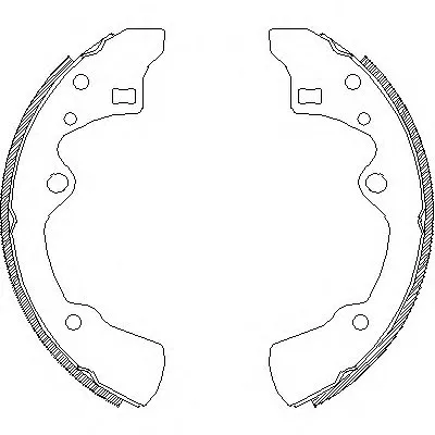 Комплект тормозных колодок REMSA купить