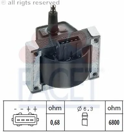 Катушка зажигания FACET купить