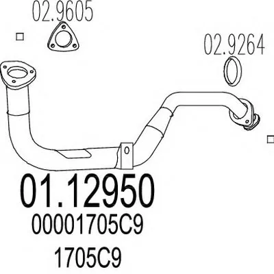 Труба выхлопного газа MTS купить