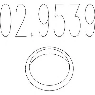 Уплотнительное кольцо, труба выхлопного газа MTS купить