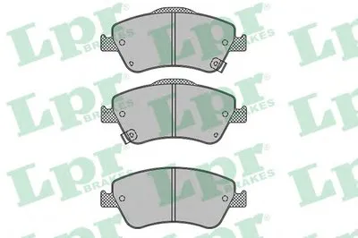 Комплект тормозных колодок, дисковый тормоз LPR купить