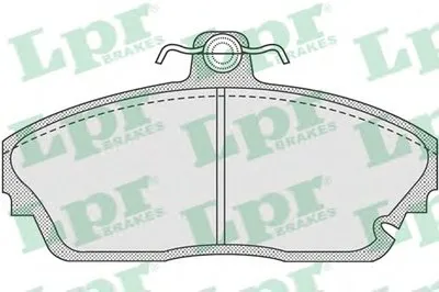 Комплект тормозных колодок, дисковый тормоз LPR купить