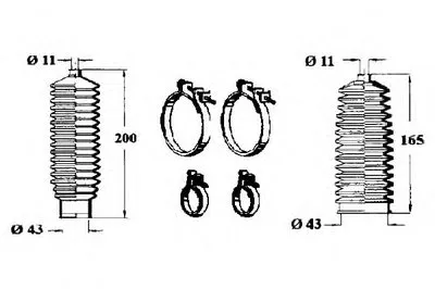 Комплект пылника, рулевое управление OCAP купить