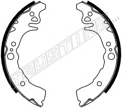 Комплект тормозных колодок TRUSTING купить