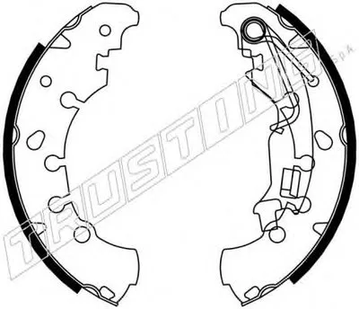 Комплект тормозных колодок TRUSTING купить