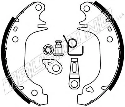 Комплект тормозных колодок TRUSTING купить