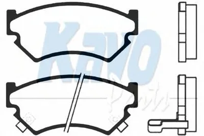 Комплект тормозных колодок, дисковый тормоз MK KASHIYAMA KAVO PARTS купить