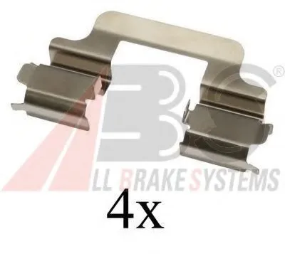 Комплектующие, колодки дискового тормоза A.B.S. купить