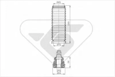 Пылезащитный комплект, амортизатор HUTCHINSON купить