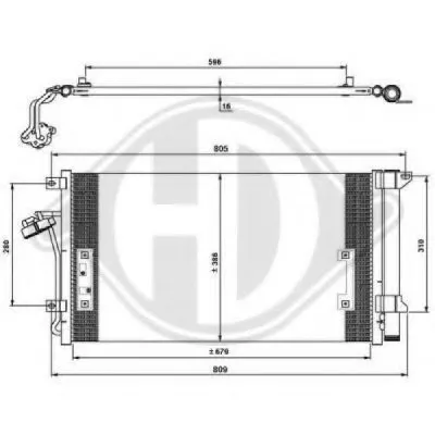 Конденсатор, кондиционер DIEDERICHS купить