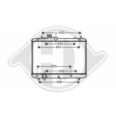 Радиатор, охлаждение двигателя DIEDERICHS купить