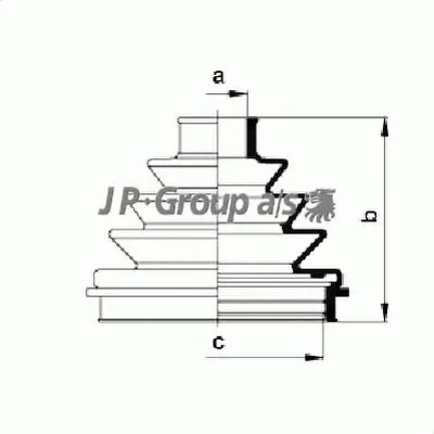 Комплект пылника, приводной вал QH JP GROUP купить