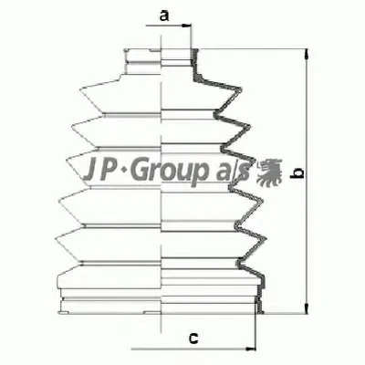 Комплект пылника, приводной вал QH JP GROUP купить