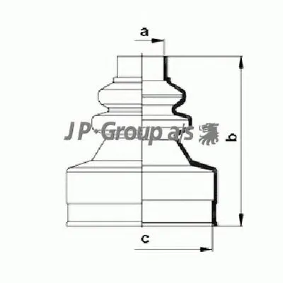 Комплект пылника, приводной вал QH JP GROUP купить