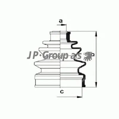 Комплект пылника, приводной вал QH JP GROUP купить