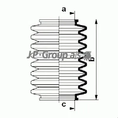 Комплект пылника, рулевое управление QH JP GROUP купить