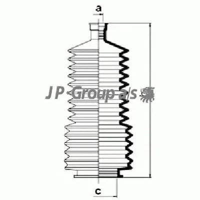 Комплект пылника, рулевое управление QH JP GROUP купить