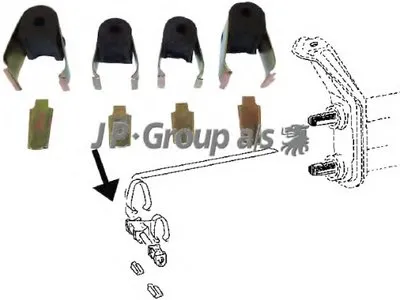 Опора, стабилизатор CLASSIC JP GROUP купить