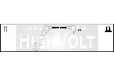 Комплект проводов зажигания HighVolt STANDARD купить