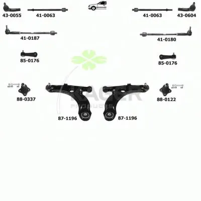 Подвеска колеса KAGER купить
