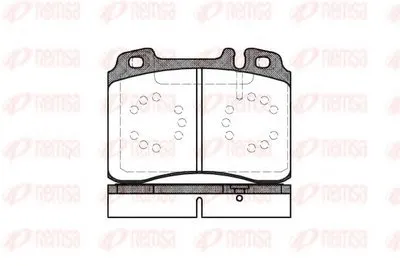 Комплект тормозных колодок, дисковый тормоз KAWE купить