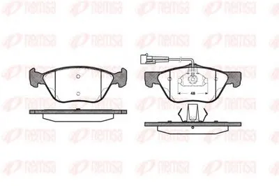 Комплект тормозных колодок, дисковый тормоз KAWE купить