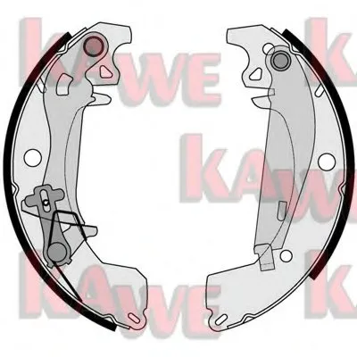 Комплект тормозных колодок KAWE купить