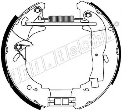 Комплект тормозных колодок FAST KIT fri.tech. купить