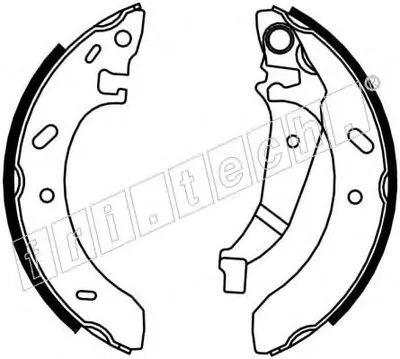 Комплект тормозных колодок REPARATION KIT fri.tech. купить