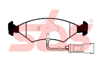 Комплект тормозных колодок, дисковый тормоз sbs купить