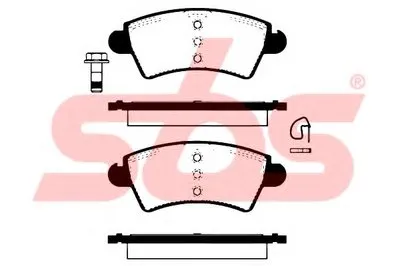 Комплект тормозных колодок, дисковый тормоз sbs купить