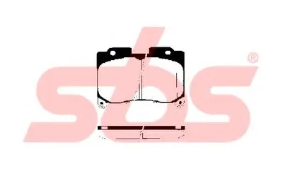 Комплект тормозных колодок, дисковый тормоз sbs купить