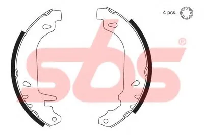Комплект тормозных колодок sbs купить
