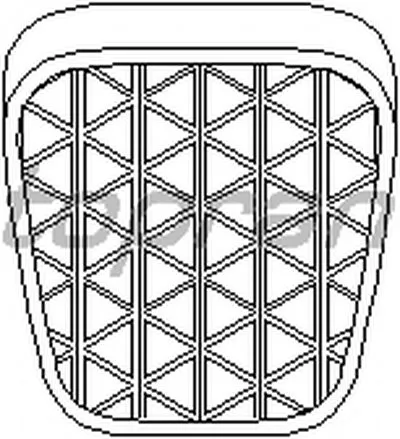 Накладка на педаль, педаль сцепления TOPRAN купить